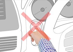 子どものエンジン誤始動を防ぐアドバンストキーレスエン トリーシステム