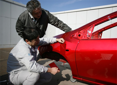 マツダの独自塗装技術が生んだ、新たな質感表現