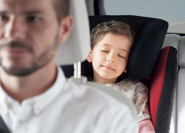 クルマに酔いやすい子どもに優しいGVC